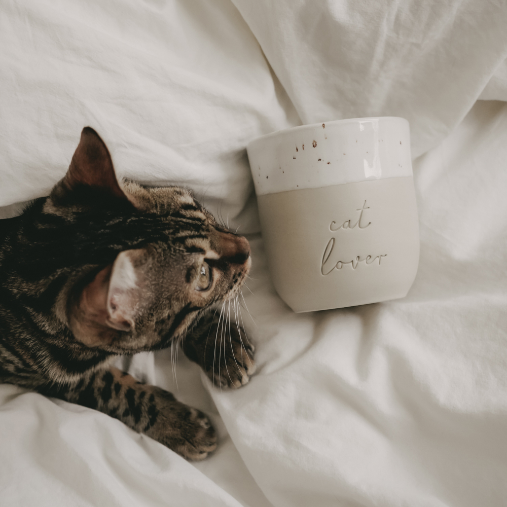 Limitierter Becher  Cat-Lover Eulenschnitt für Kaffee oder Tee